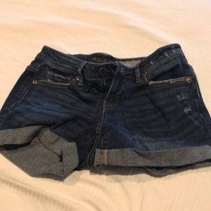 Aeropostale Navy Blue Jean Shorts